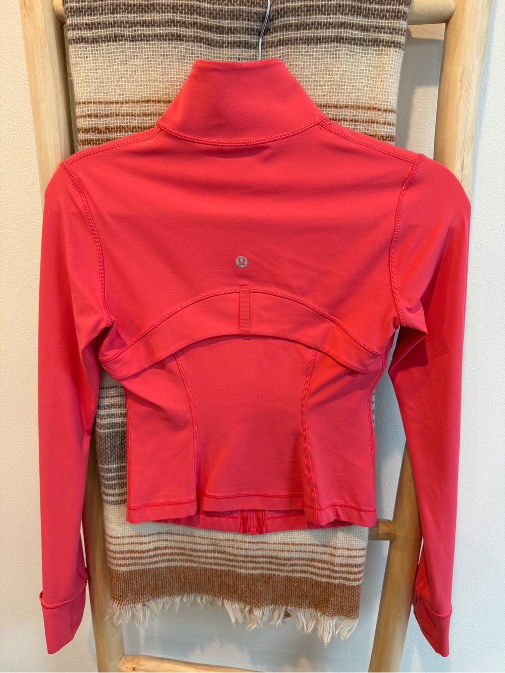 lululemon athletica Coral Pink Full-Zip Athletic Jacket - Picture 2 of 3